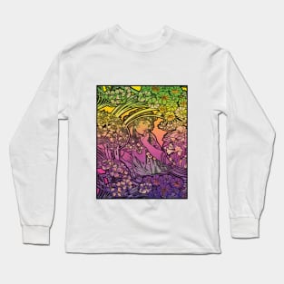 Mucha Lady (rainbow) Long Sleeve T-Shirt